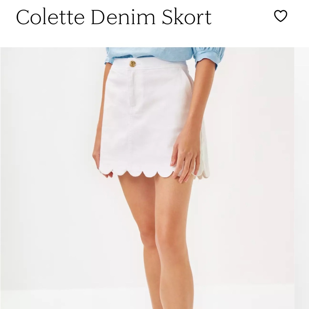 LILLY PULITZER white Colette Skort